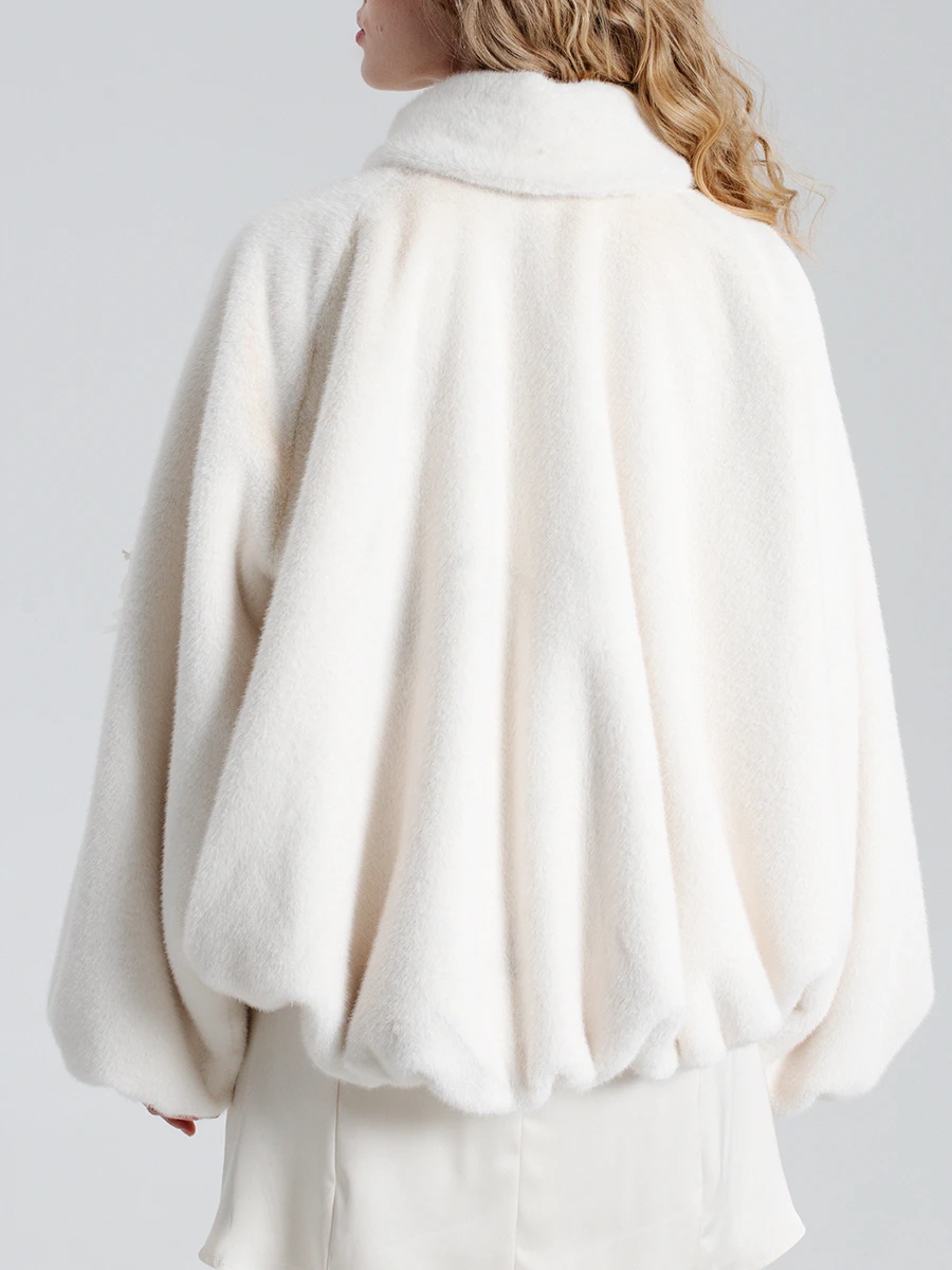 Шуба из экомеха «Приданое»