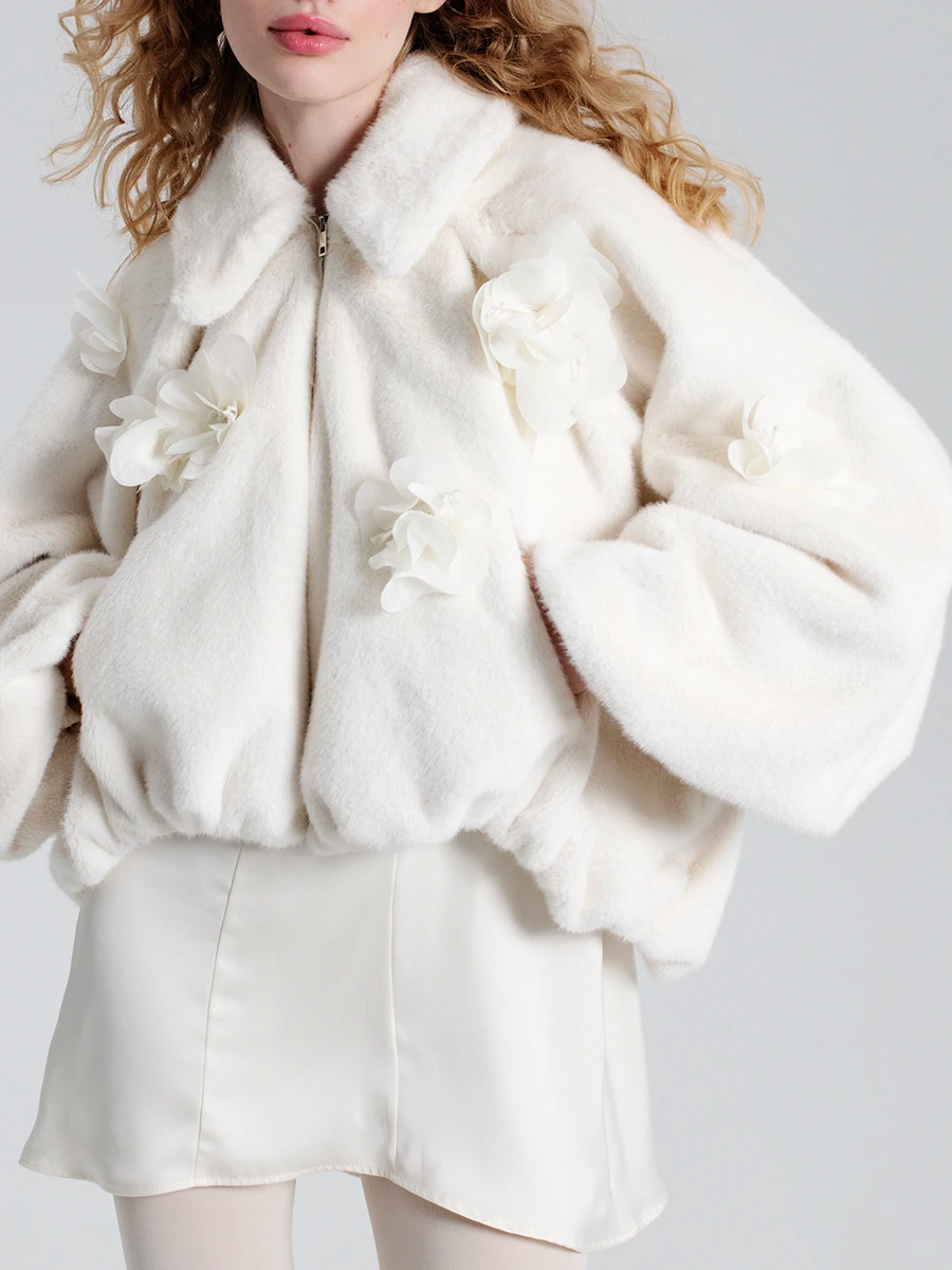 Шуба из экомеха «Приданое»