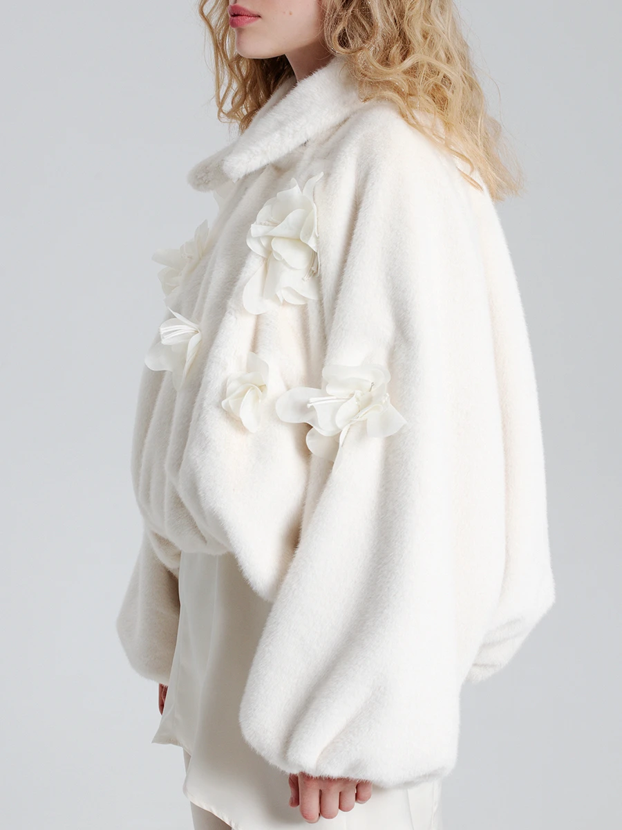 Шуба из экомеха «Приданое»