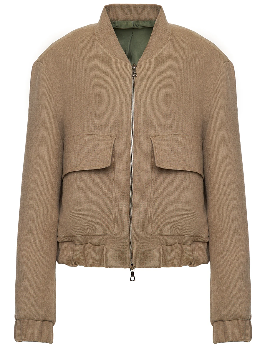 Бомбер шерстяной