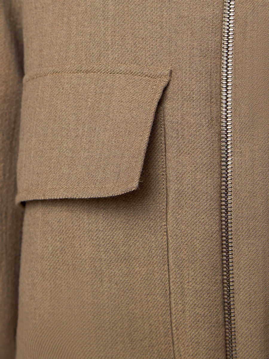 Бомбер шерстяной