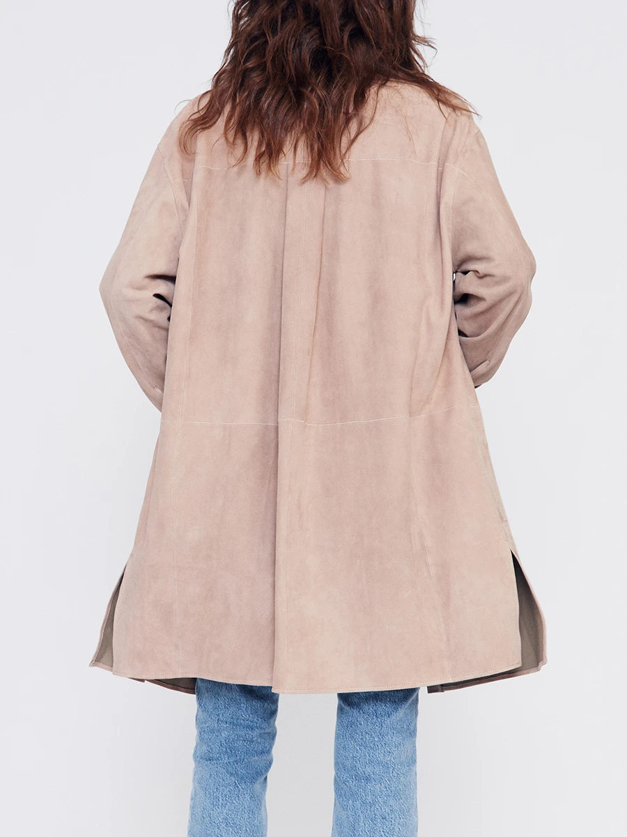 Рубашка замшевая