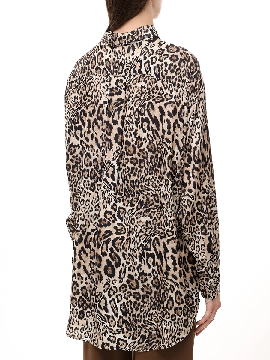 Блуза из хлопка и шелка