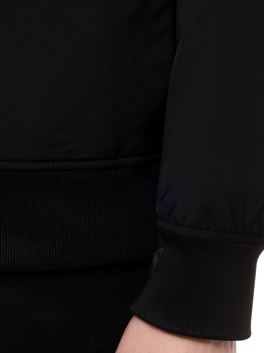 Пуховик однотонный