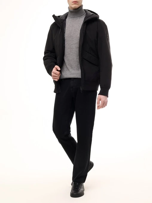 Пуховик однотонный BOSS