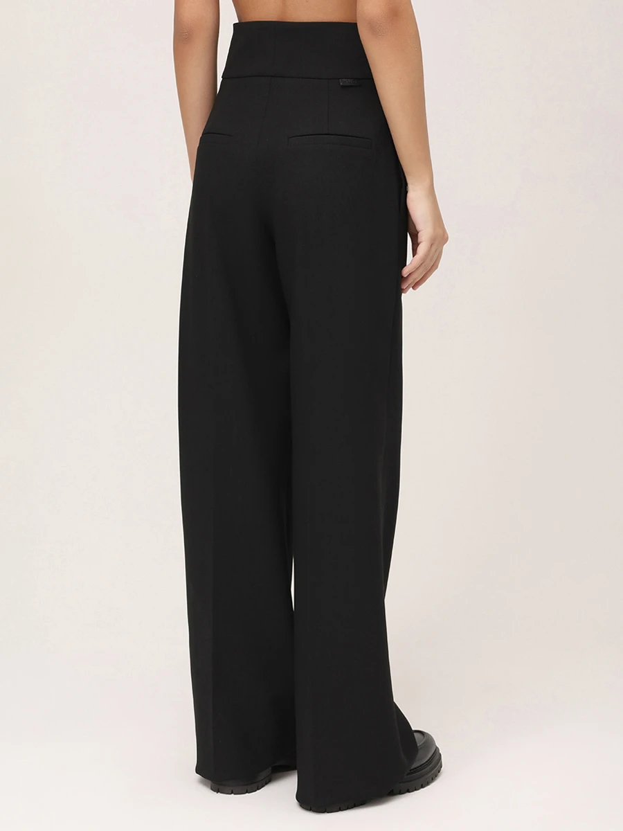 Брюки однотонные