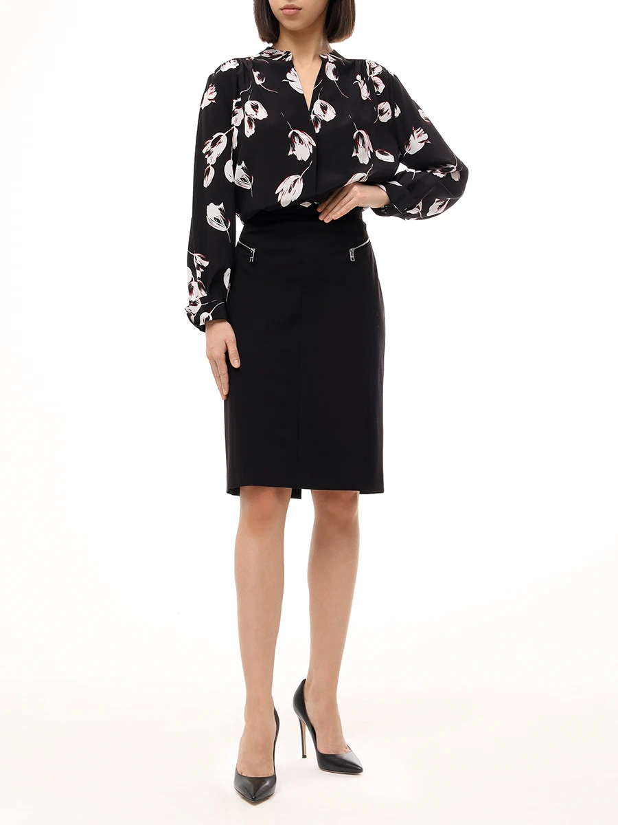 Блуза шелковая