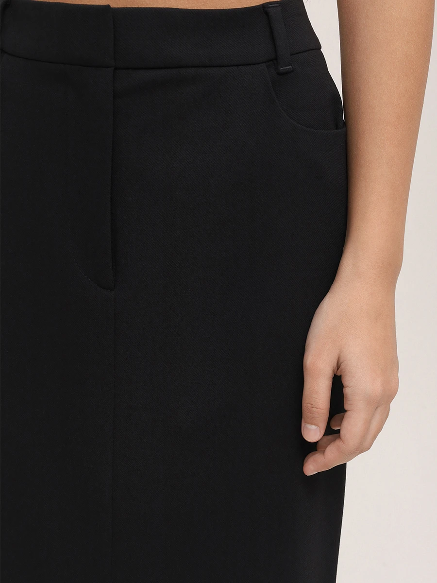 Юбка однотонная