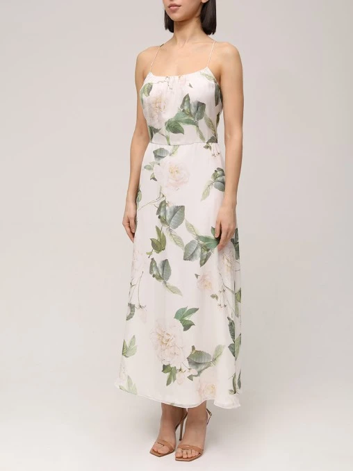 Сарафан шелковый «Paradise flowers» CARPI