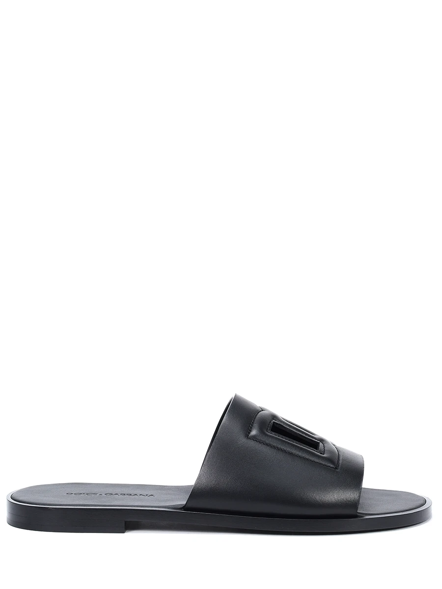 Шлепанцы кожаные