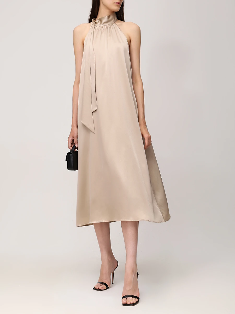 Платье шелковое