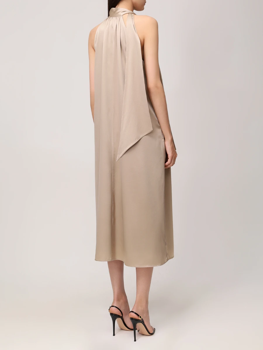 Платье шелковое