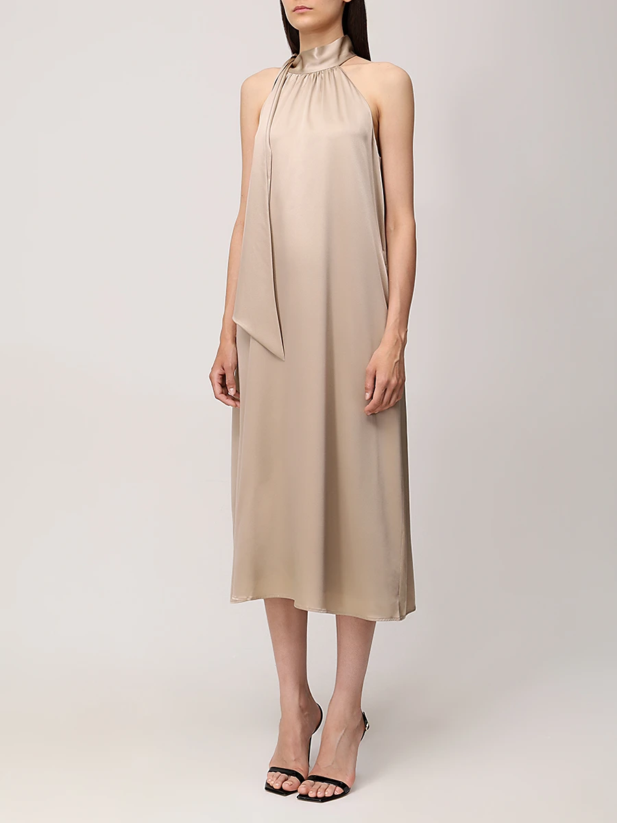 Платье шелковое