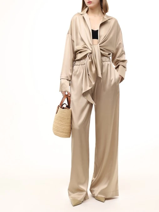 Брюки шелковые DANAME