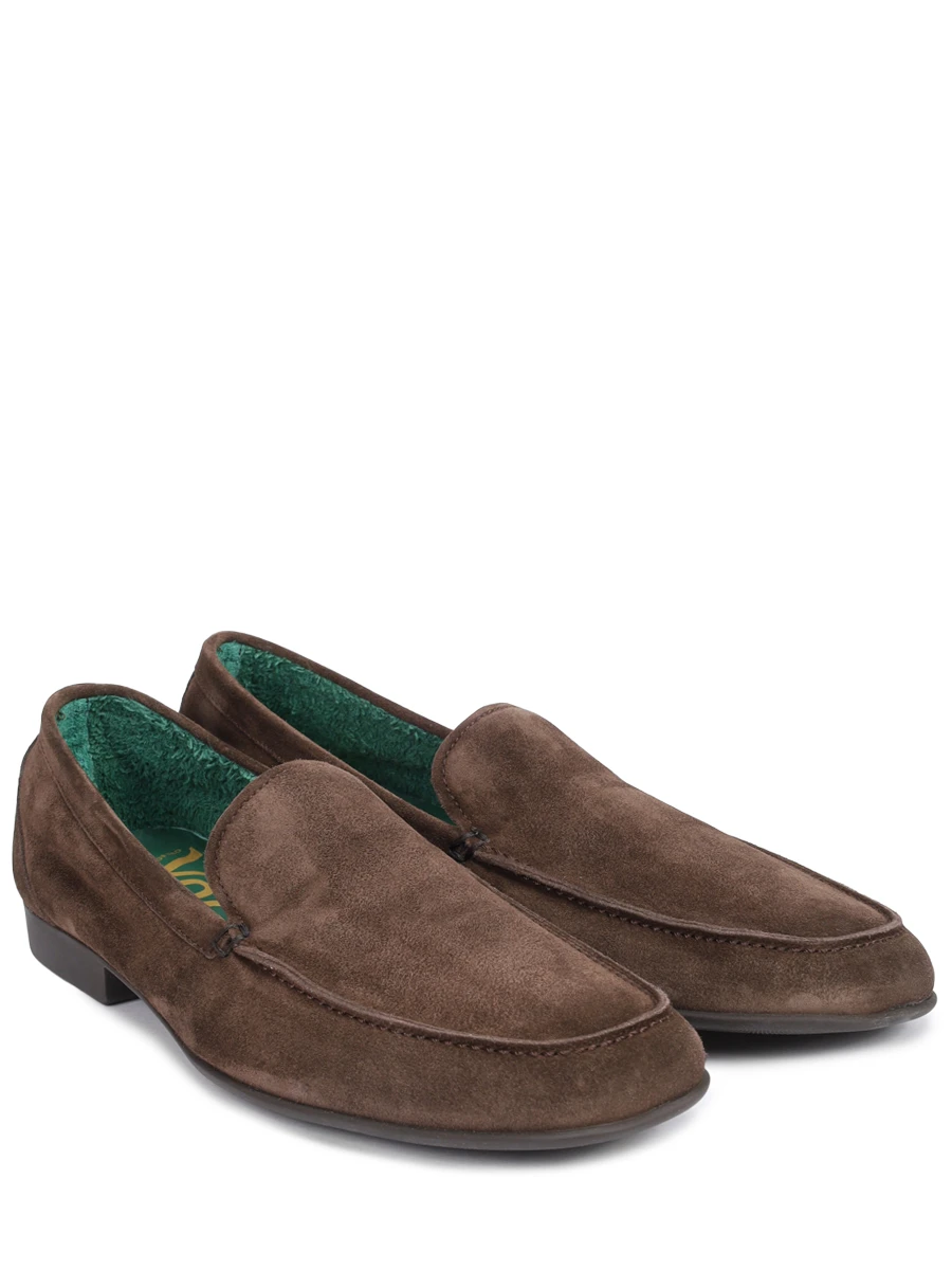 Лоферы замшевые