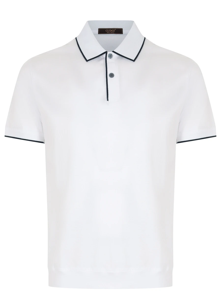 Поло из хлопка и шелка