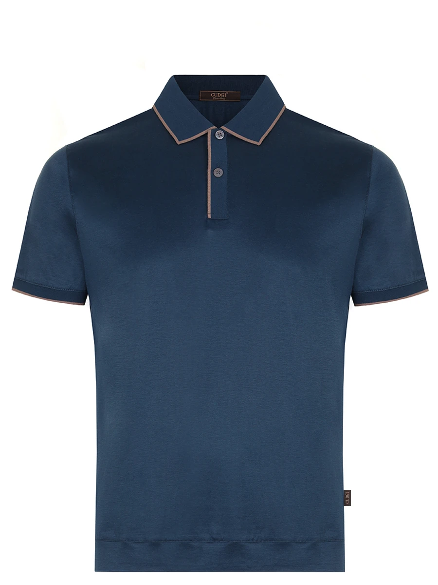 Поло из хлопка и шелка