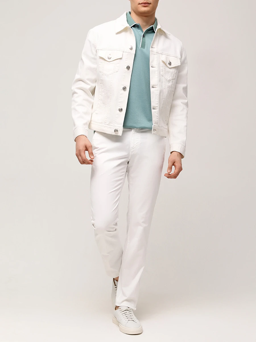 Поло из хлопка и шелка