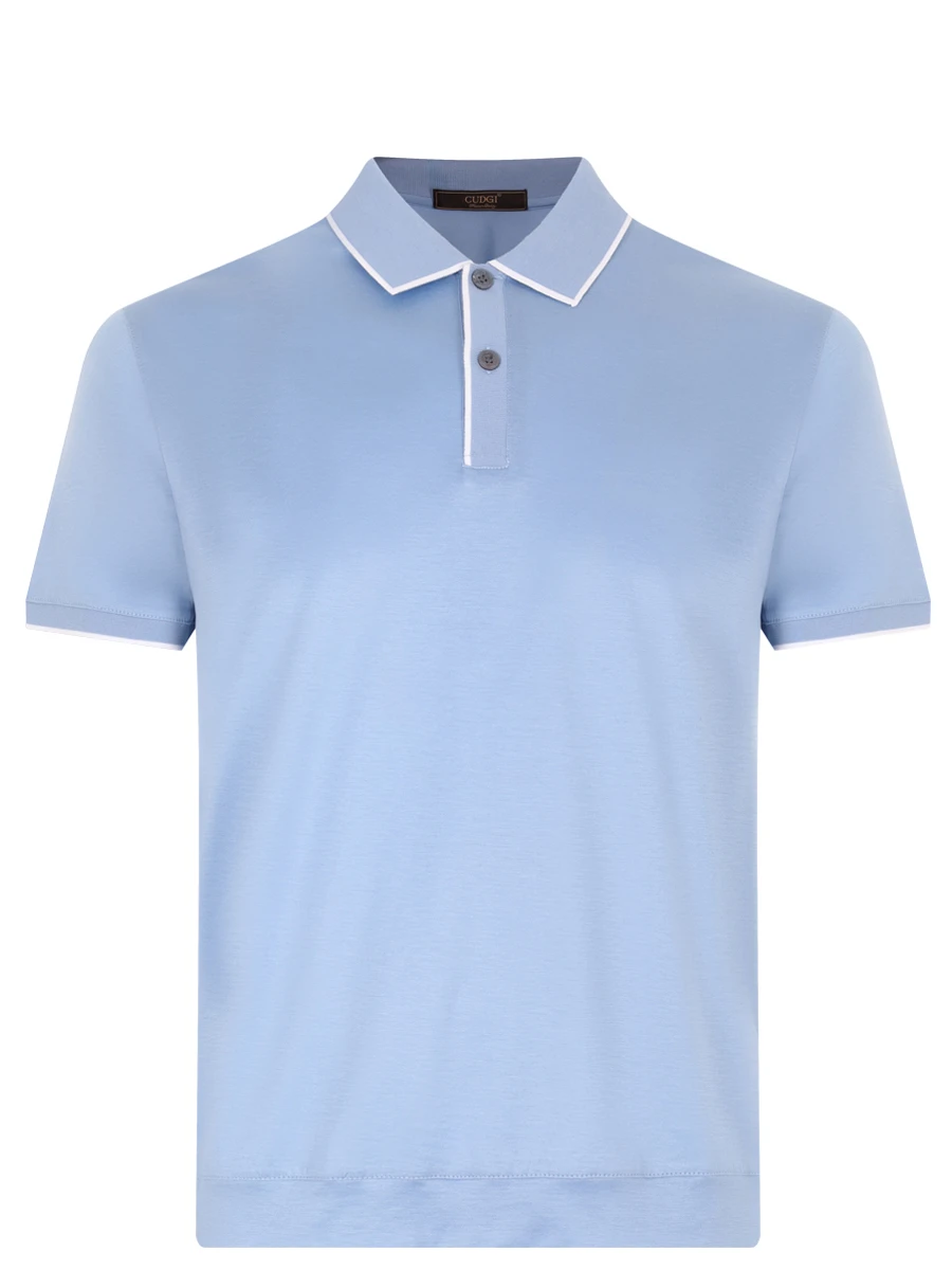 Поло из хлопка и шелка