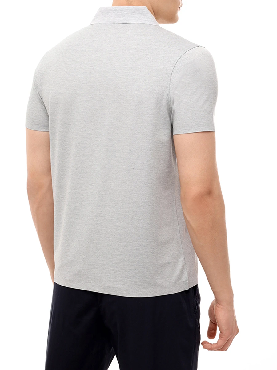 Поло из хлопка и тенселя