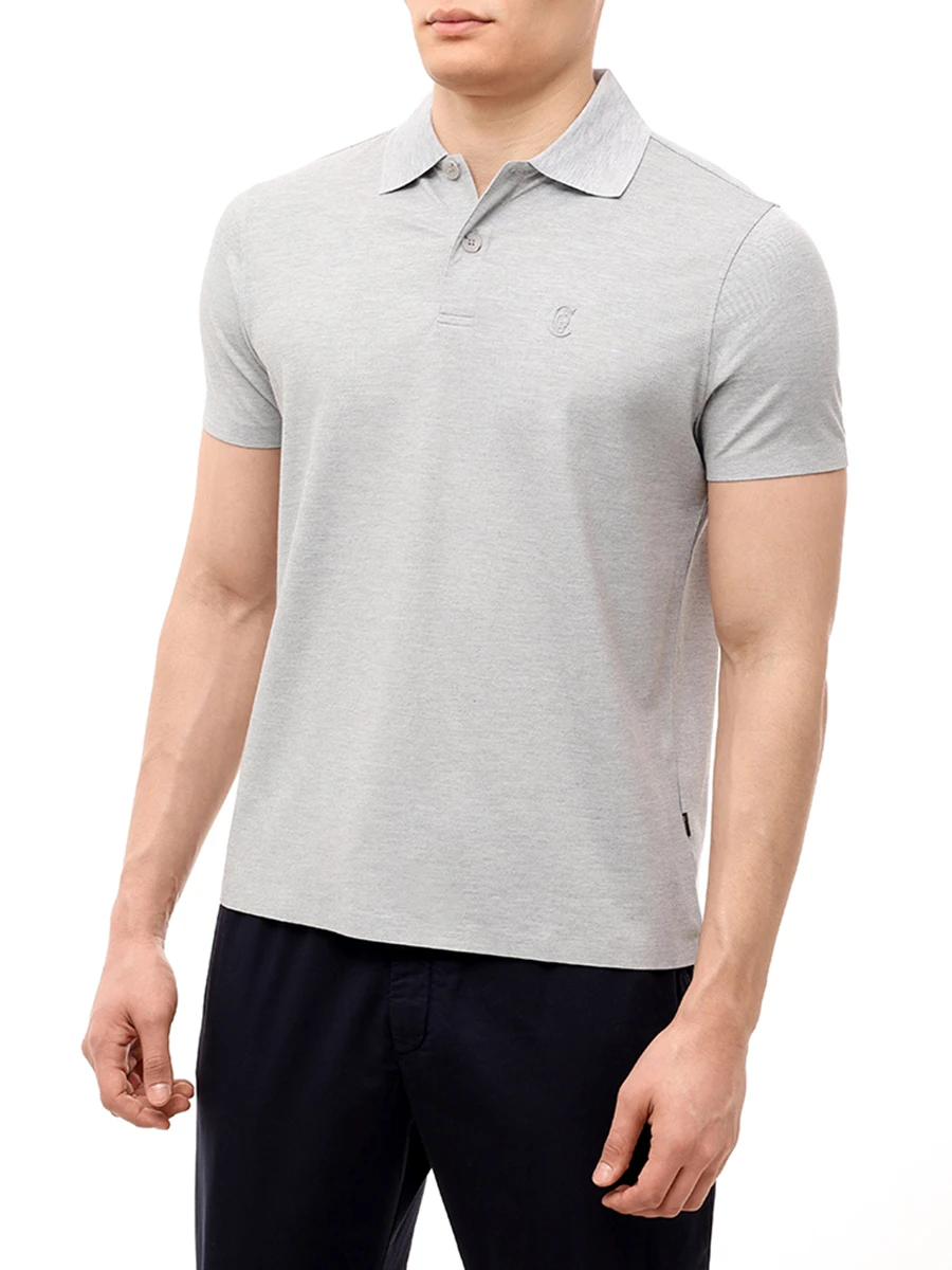 Поло из хлопка и тенселя