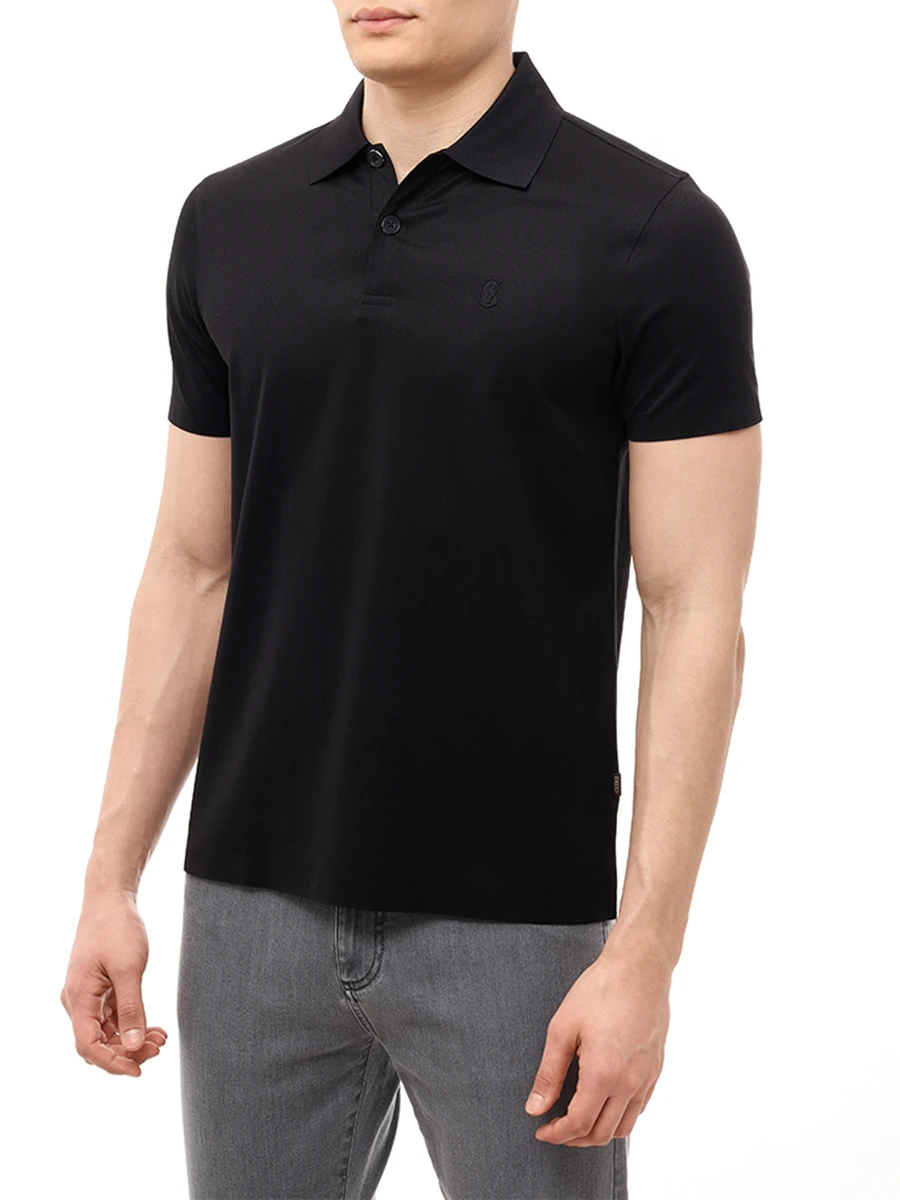 Поло из хлопка и тенселя