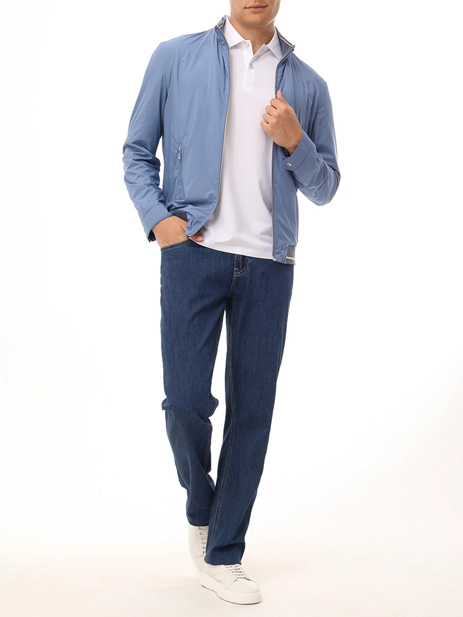 Поло из хлопка и тенселя