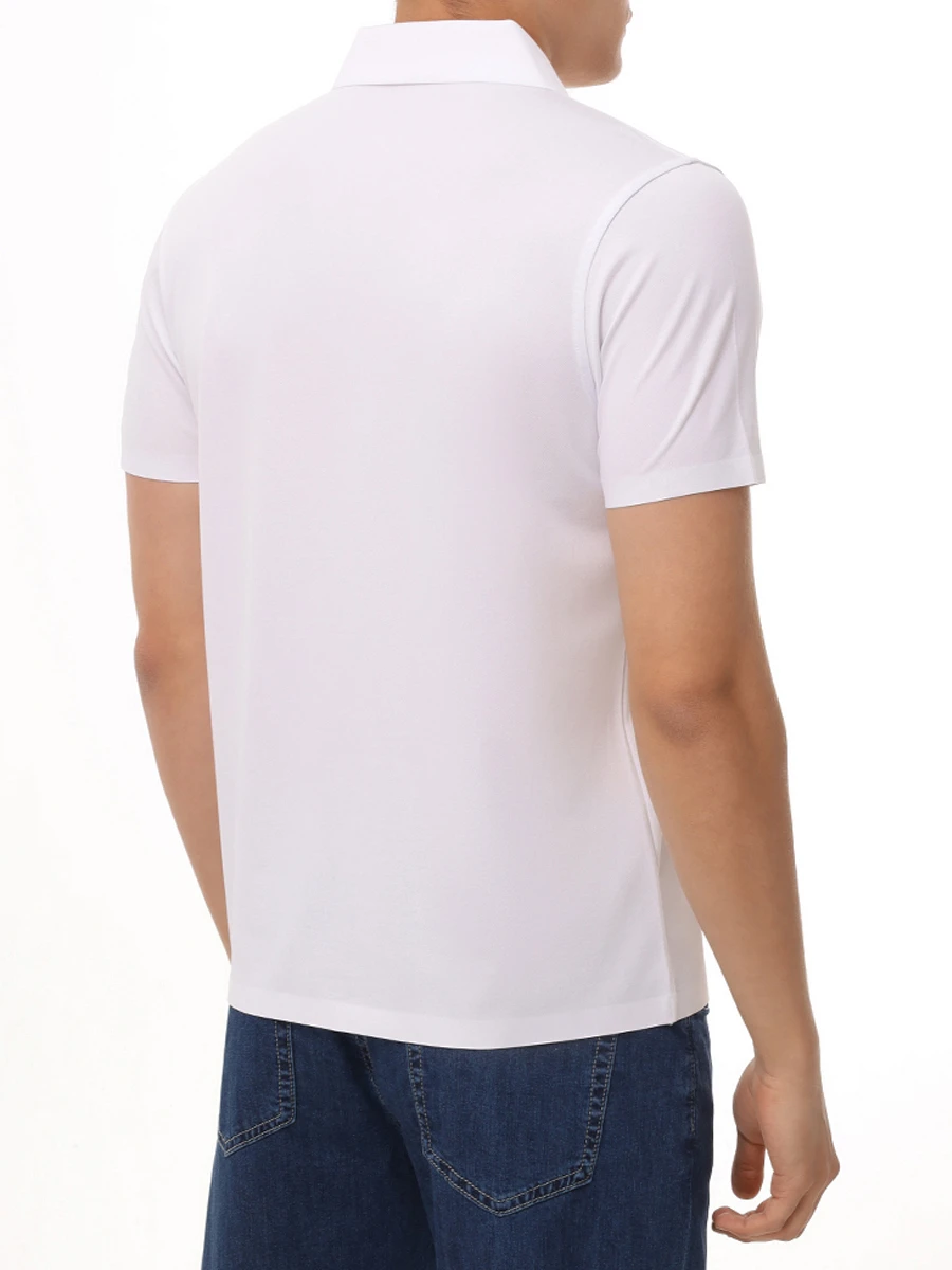 Поло из хлопка и тенселя