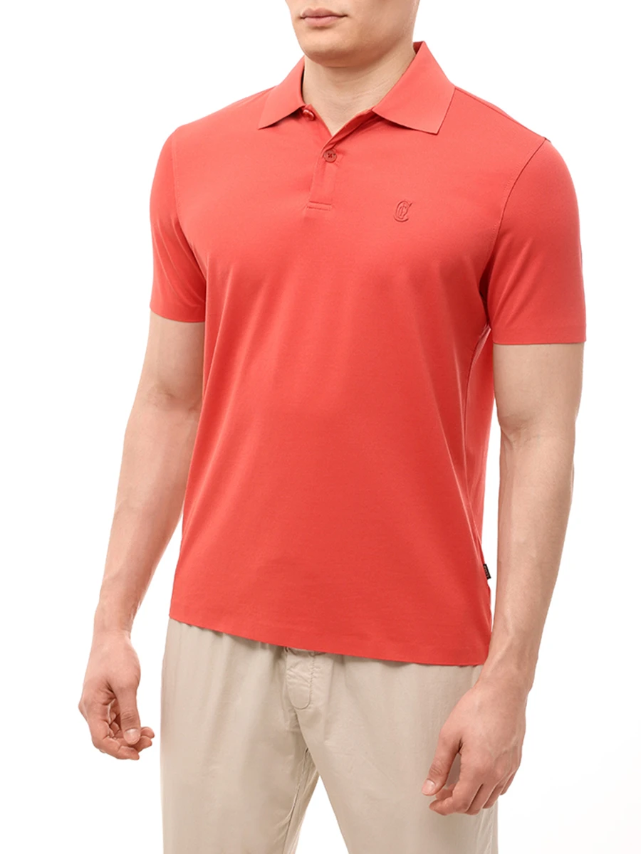 Поло из хлопка и тенселя