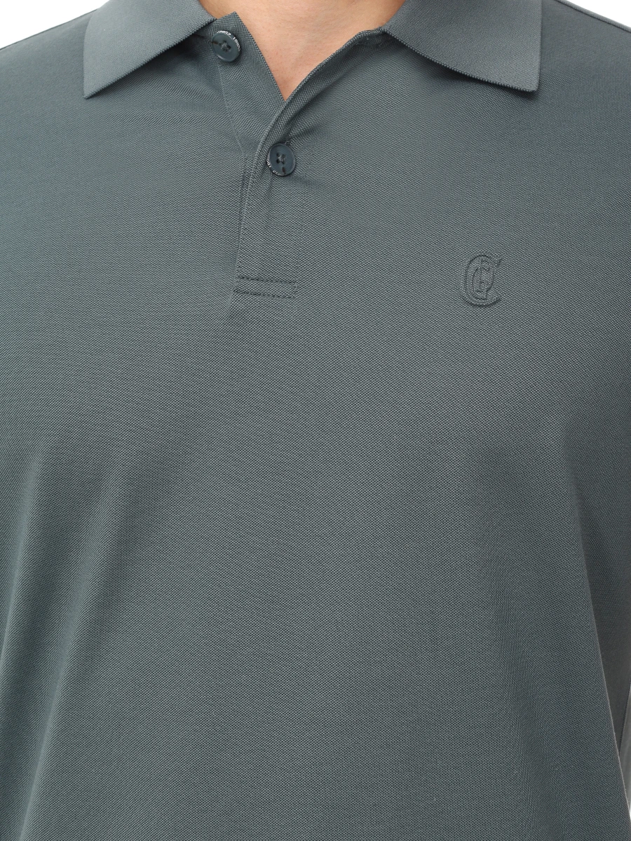 Поло из хлопка и тенселя