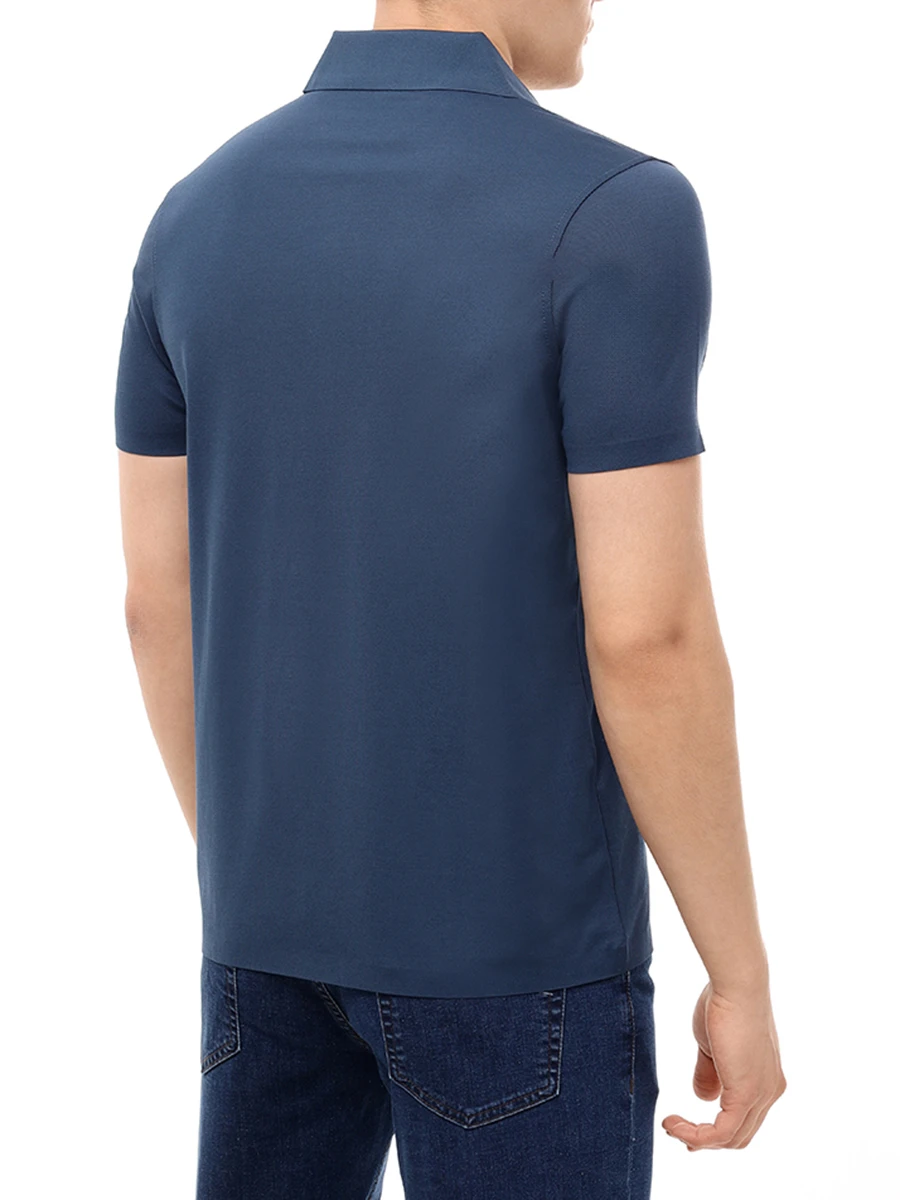 Поло из хлопка и тенселя