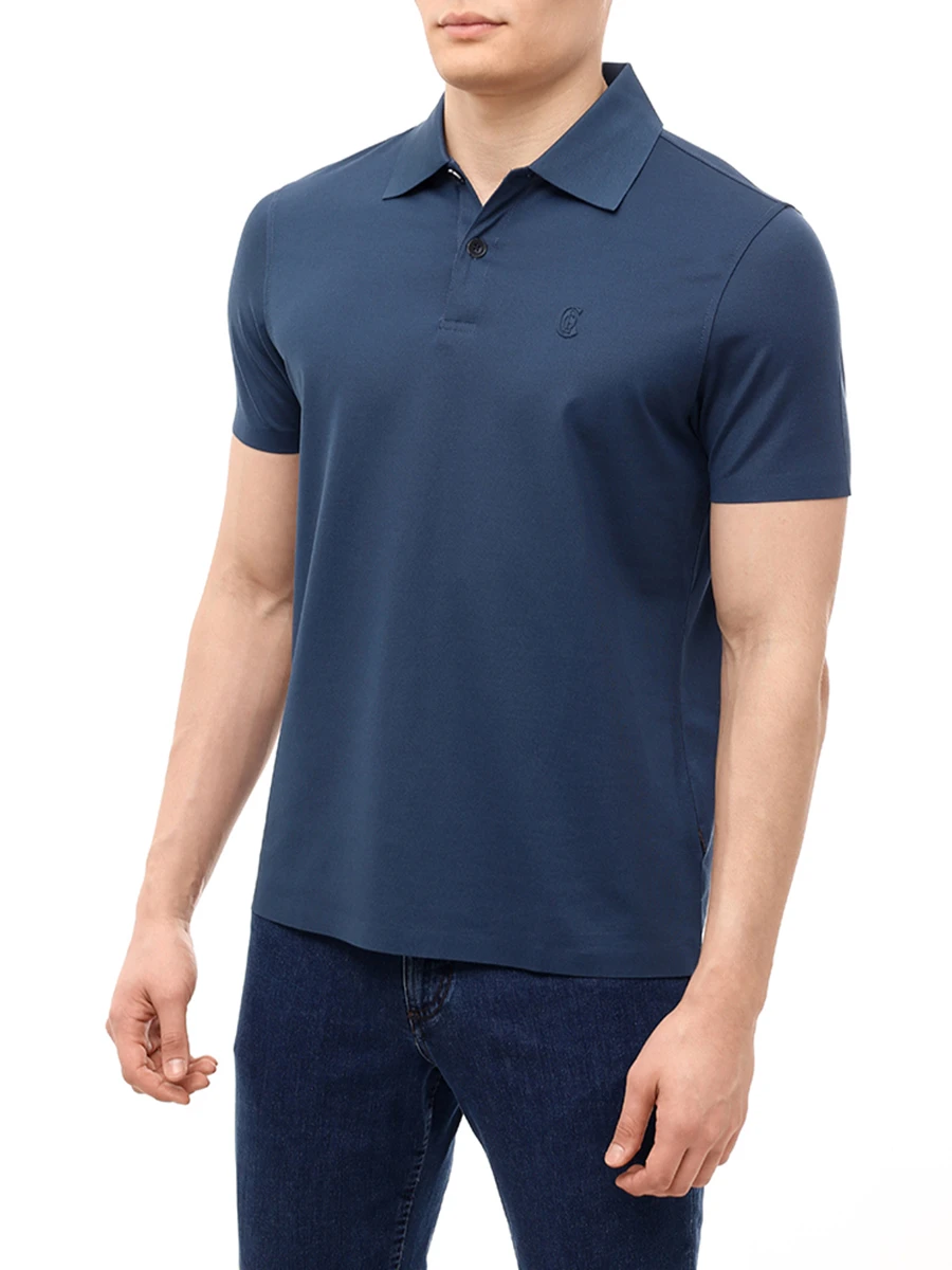 Поло из хлопка и тенселя