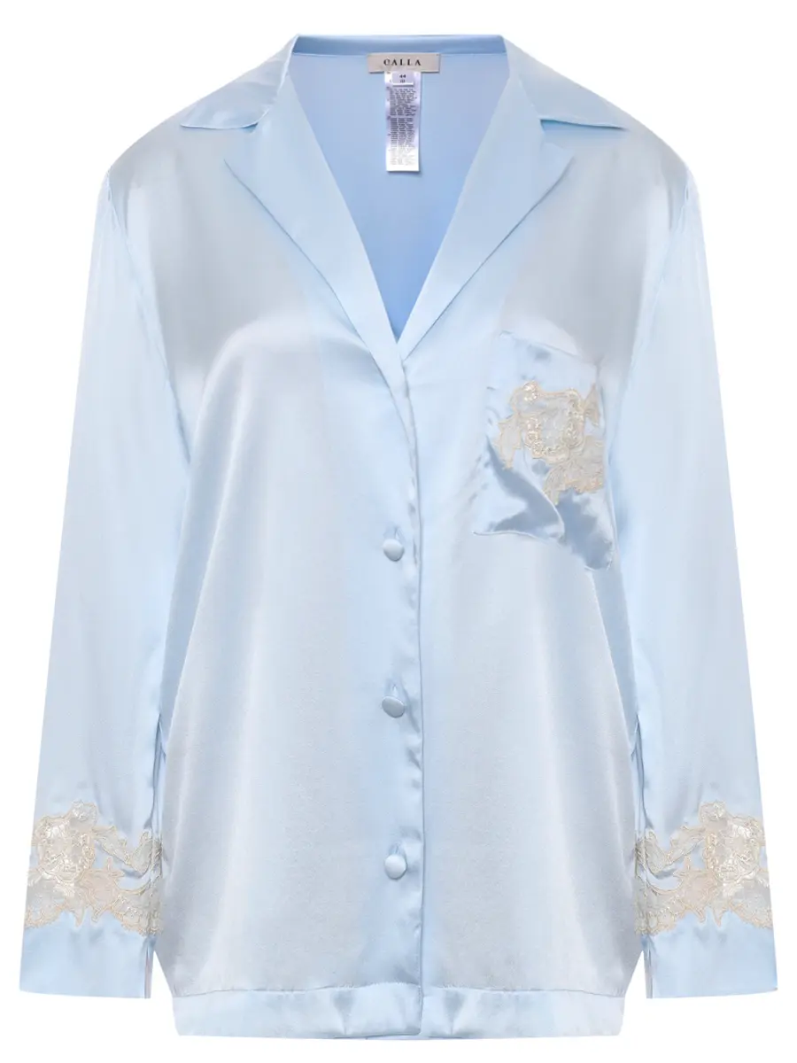 Рубашка шелковая