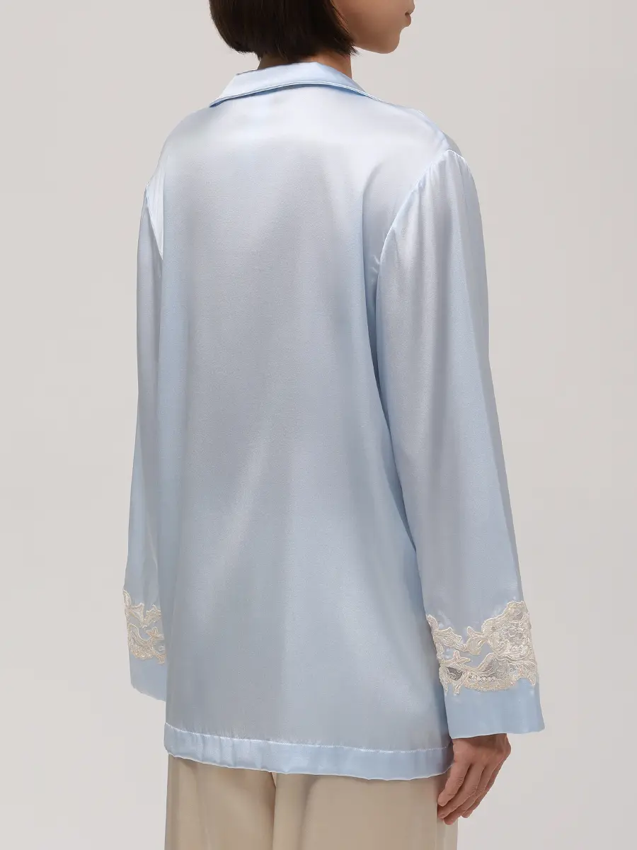 Рубашка шелковая