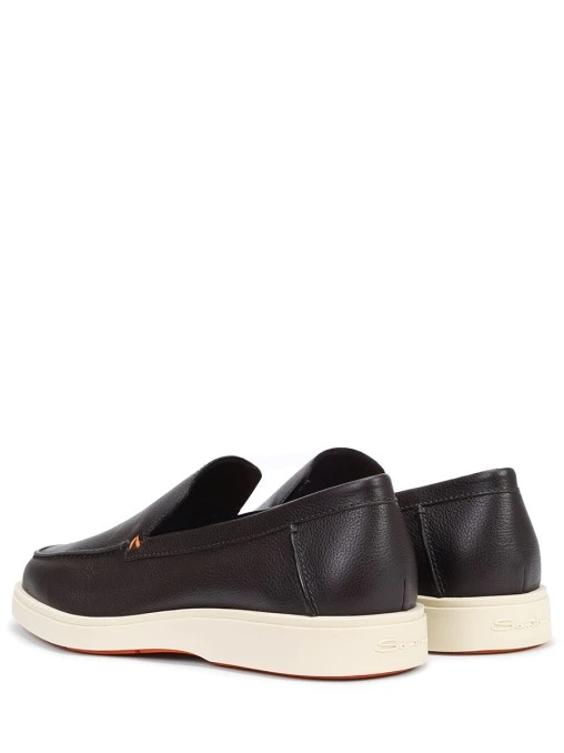 Лоферы кожаные SANTONI