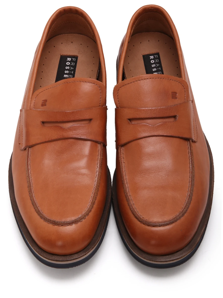 Лоферы кожаные