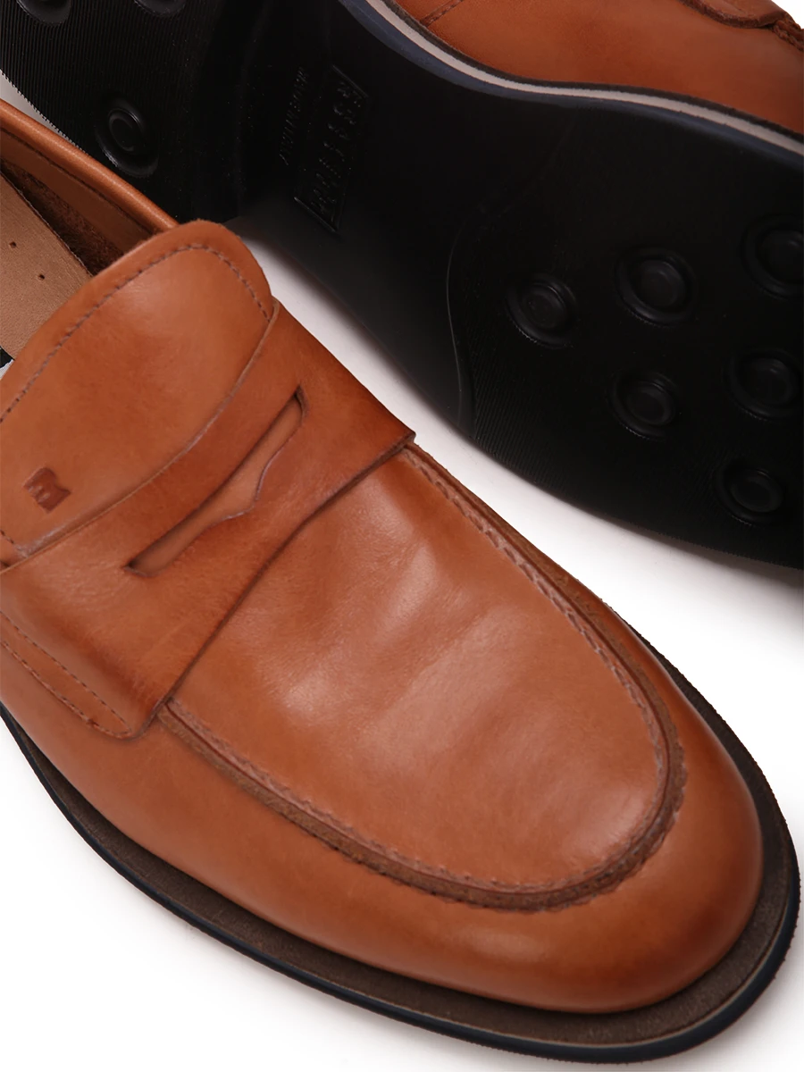 Лоферы кожаные