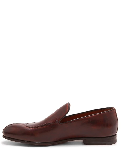 Лоферы кожаные BONTONI