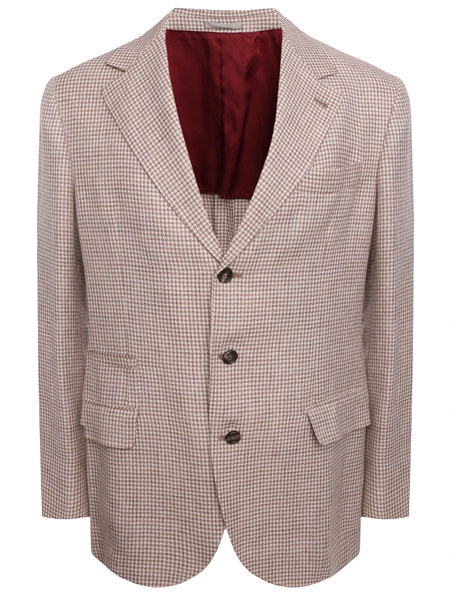 Пиджак изо льна и шерсти