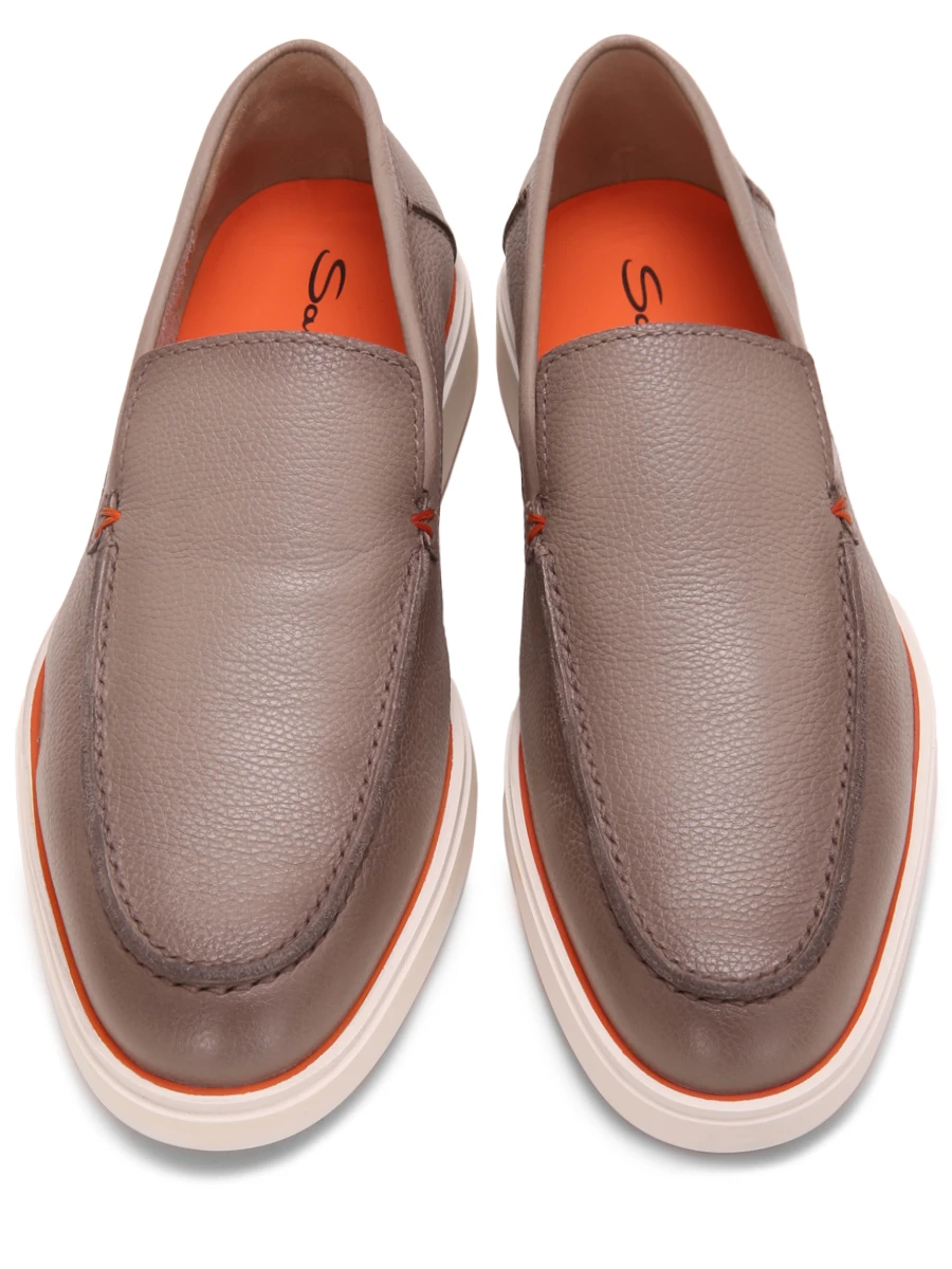 Лоферы кожаные