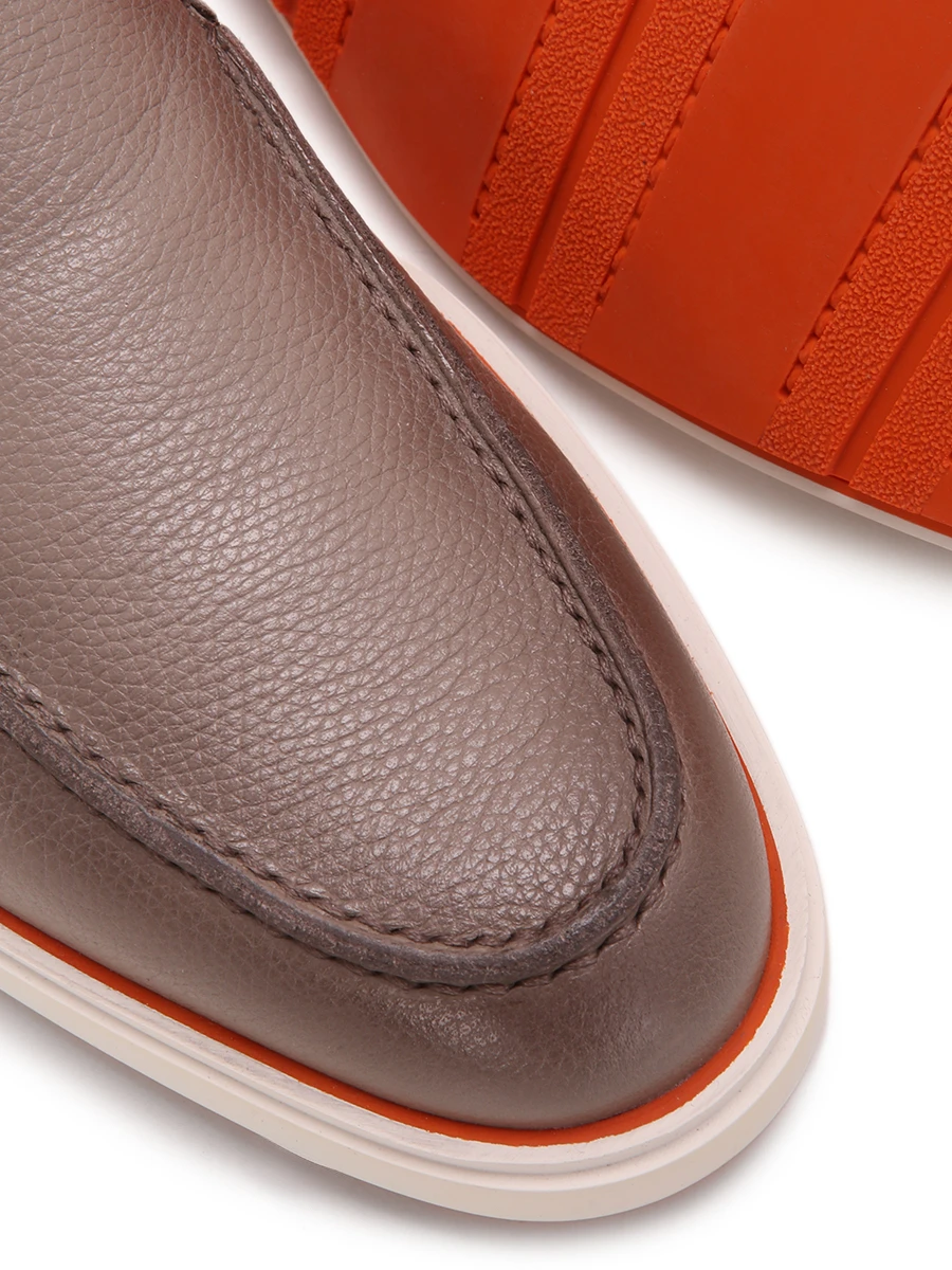 Лоферы кожаные