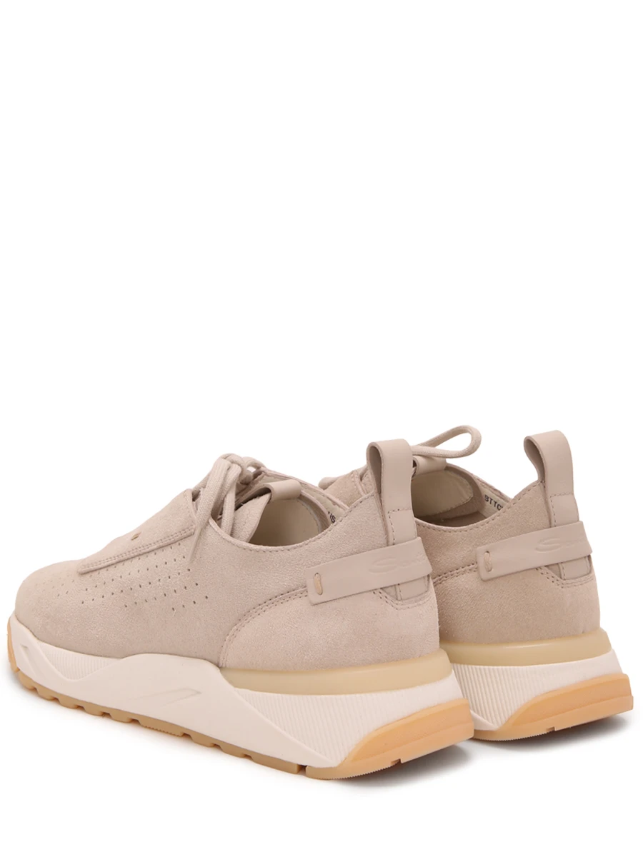 Кроссовки замшевые