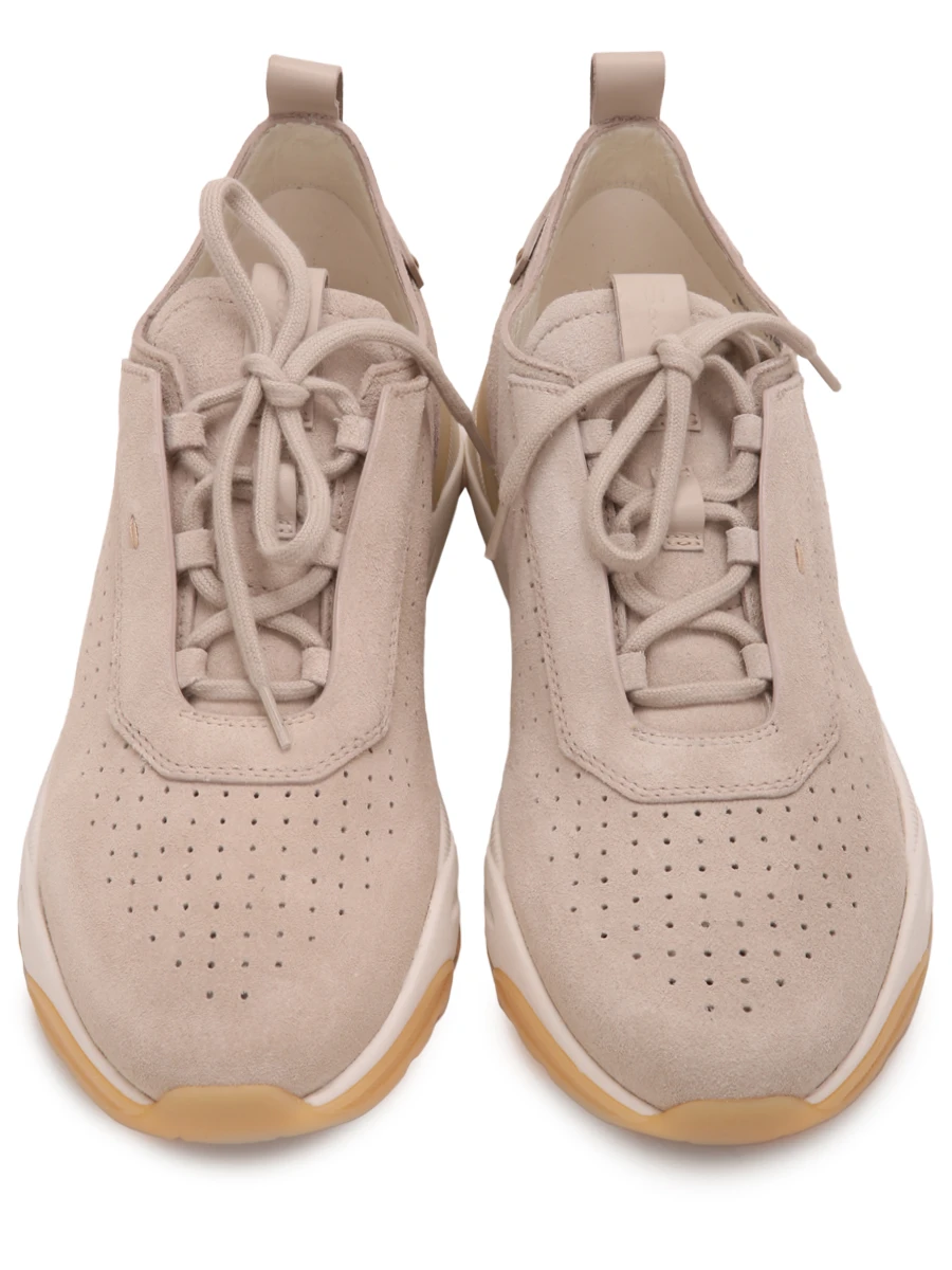 Кроссовки замшевые