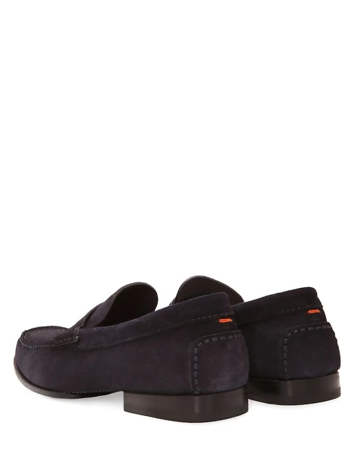 Лоферы замшевые SANTONI