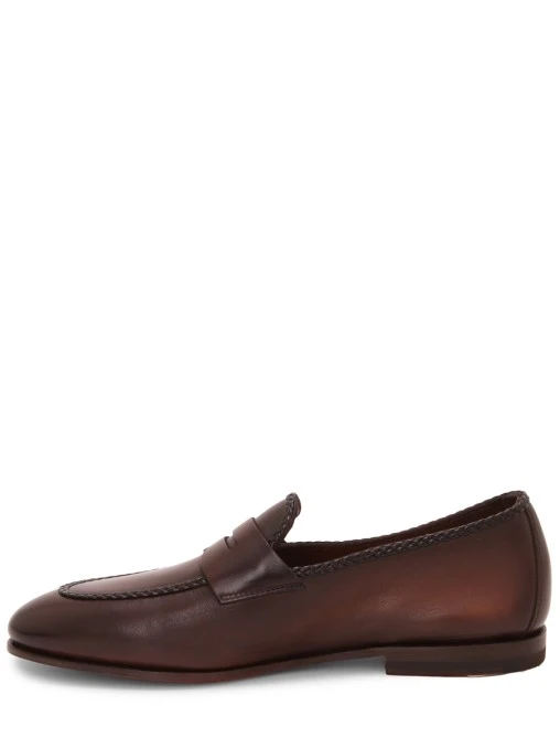 Лоферы кожаные SANTONI