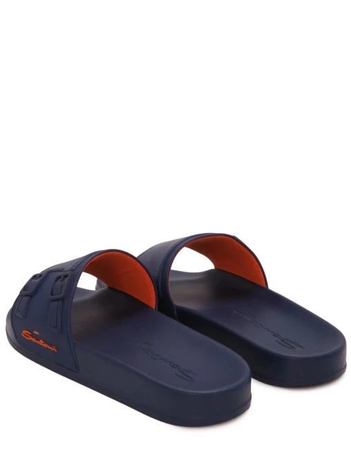 Шлепанцы однотонные SANTONI