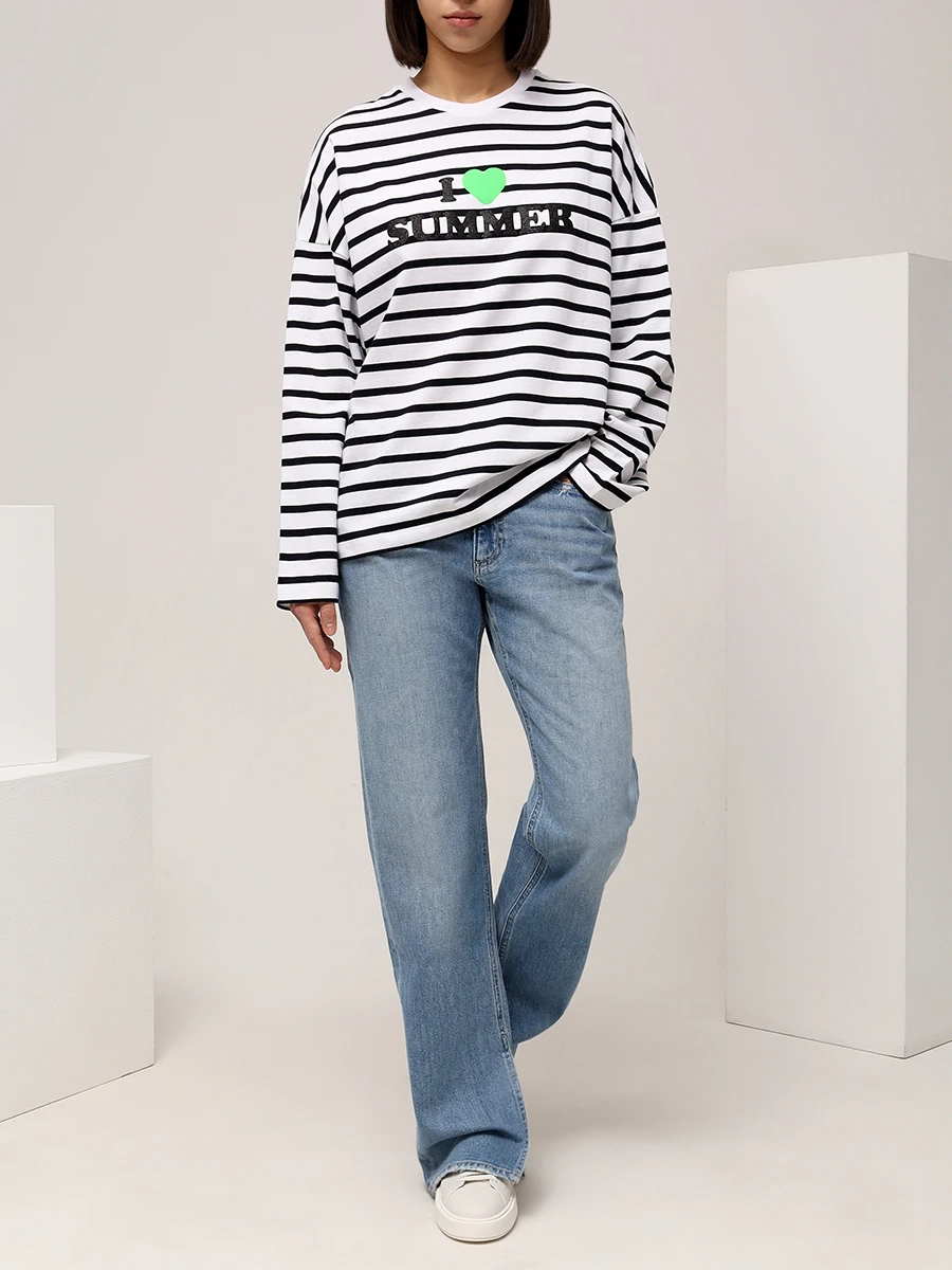 Лонгслив хлопковый