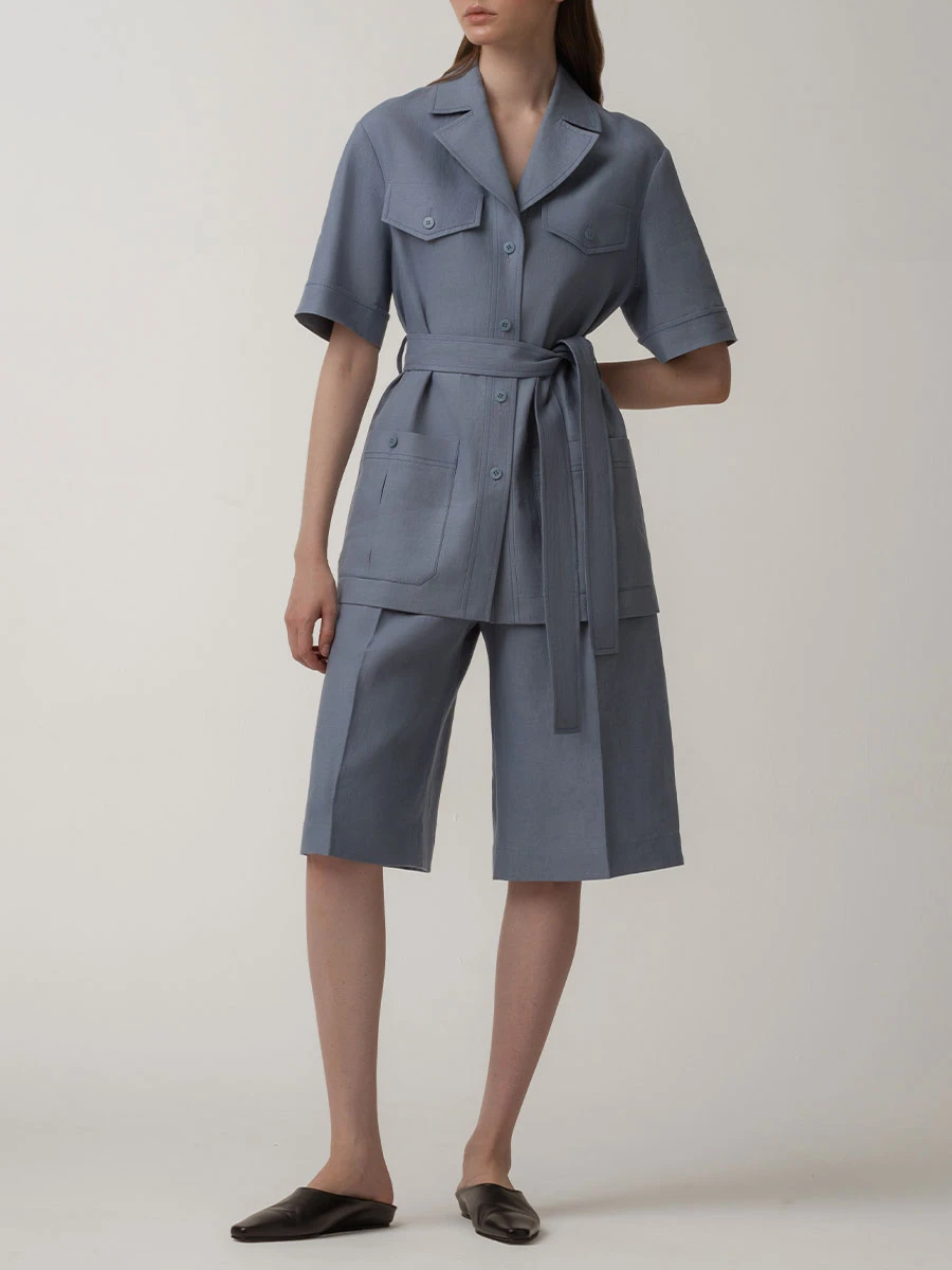 Шорты льняные