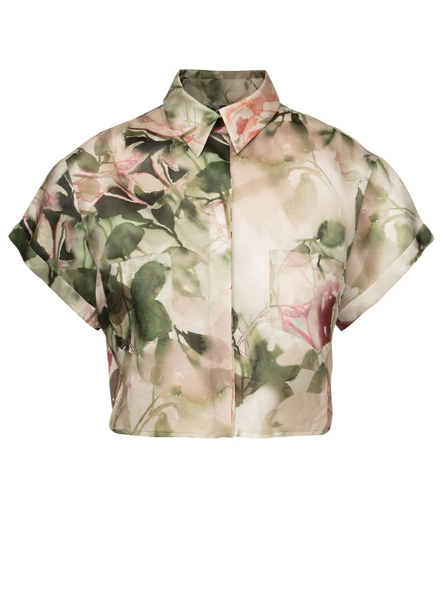 Блуза шелковая