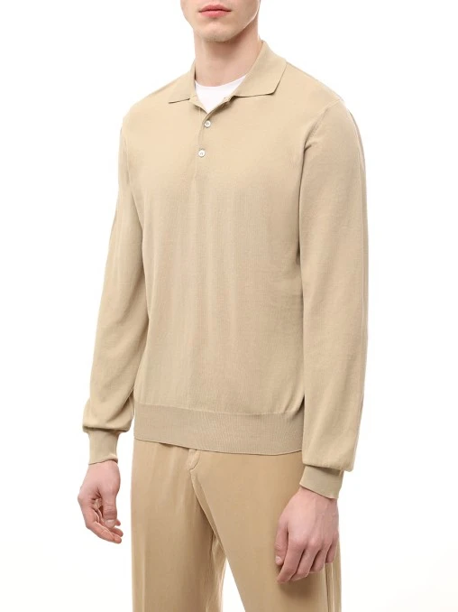 Поло хлопковое CANALI